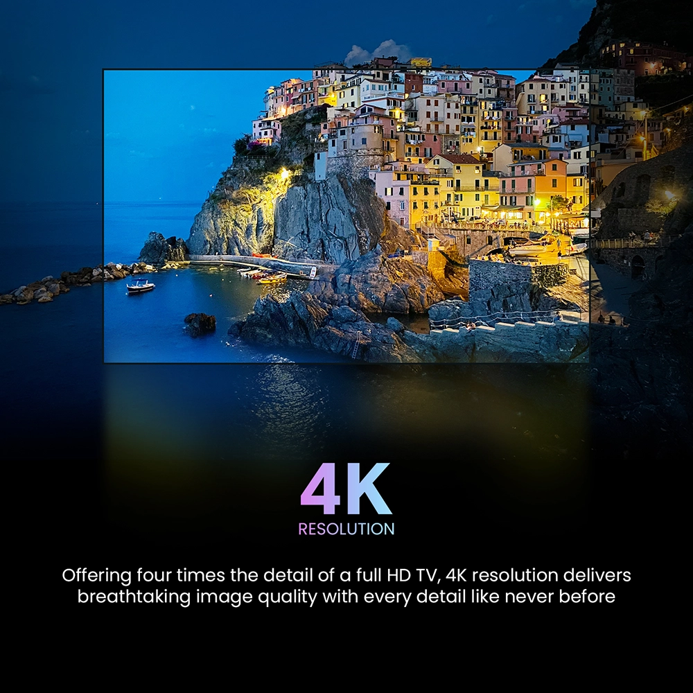 Haier S80 Series 109cm (43) 4K Ultra HD QLED Smart LED Google TV H43S80FUX (Black)